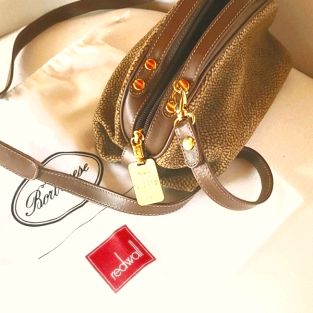 Authentic Borbonese Redwall handbag
